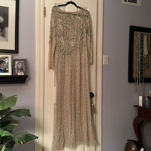 Sequin evening gown